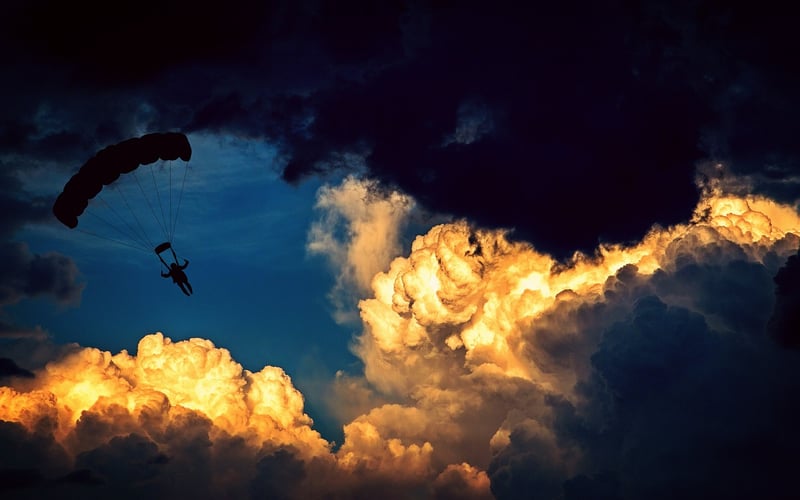 Skydiving Vow Exchange